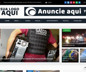 Portal De Notícias Em WordPress Responsivo Admin – Divino Silva – Vendas de Sites