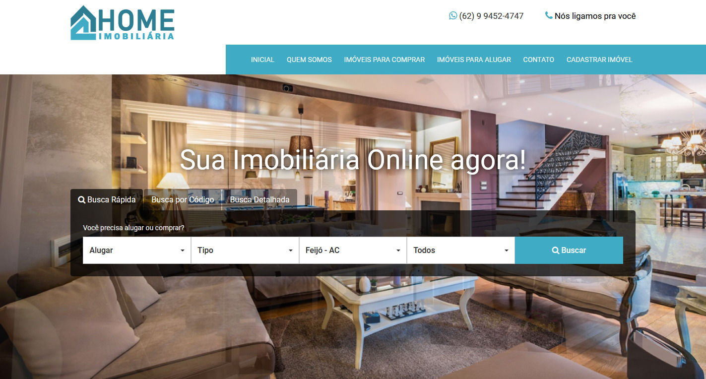 HOME IMOBILIÁRIA Script para capa