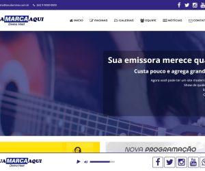 Web Rádio V2 - CMS Gerenciável 100% Responsiva