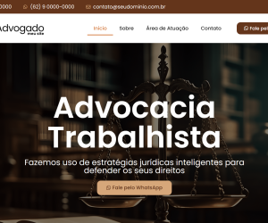 Site Completo Para Advogados Elementor + WordPress
