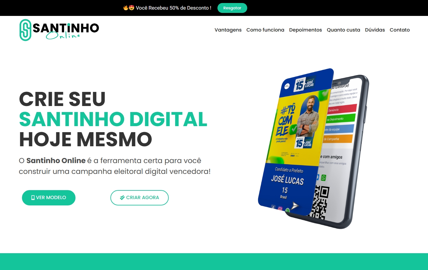 Script Santinho Digital Web (PHPSAAS)