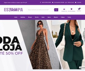 Loja Fina Estampa em WordPress Hello Elementor é Elementor FREE