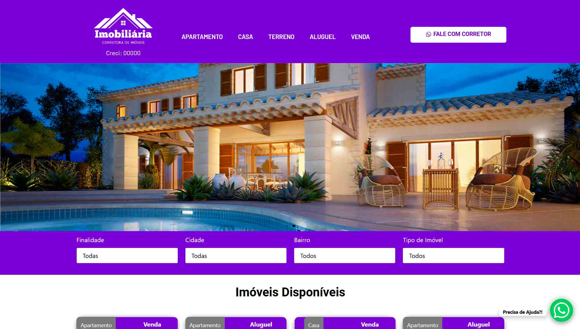 Imobiliária a sua Corretora