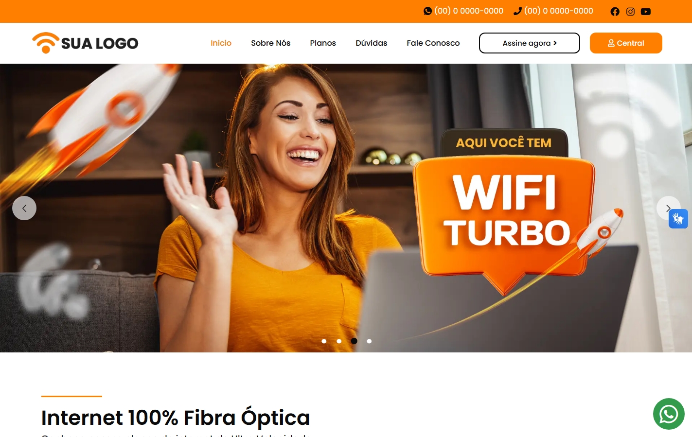 Provedor de Internet em WordPress