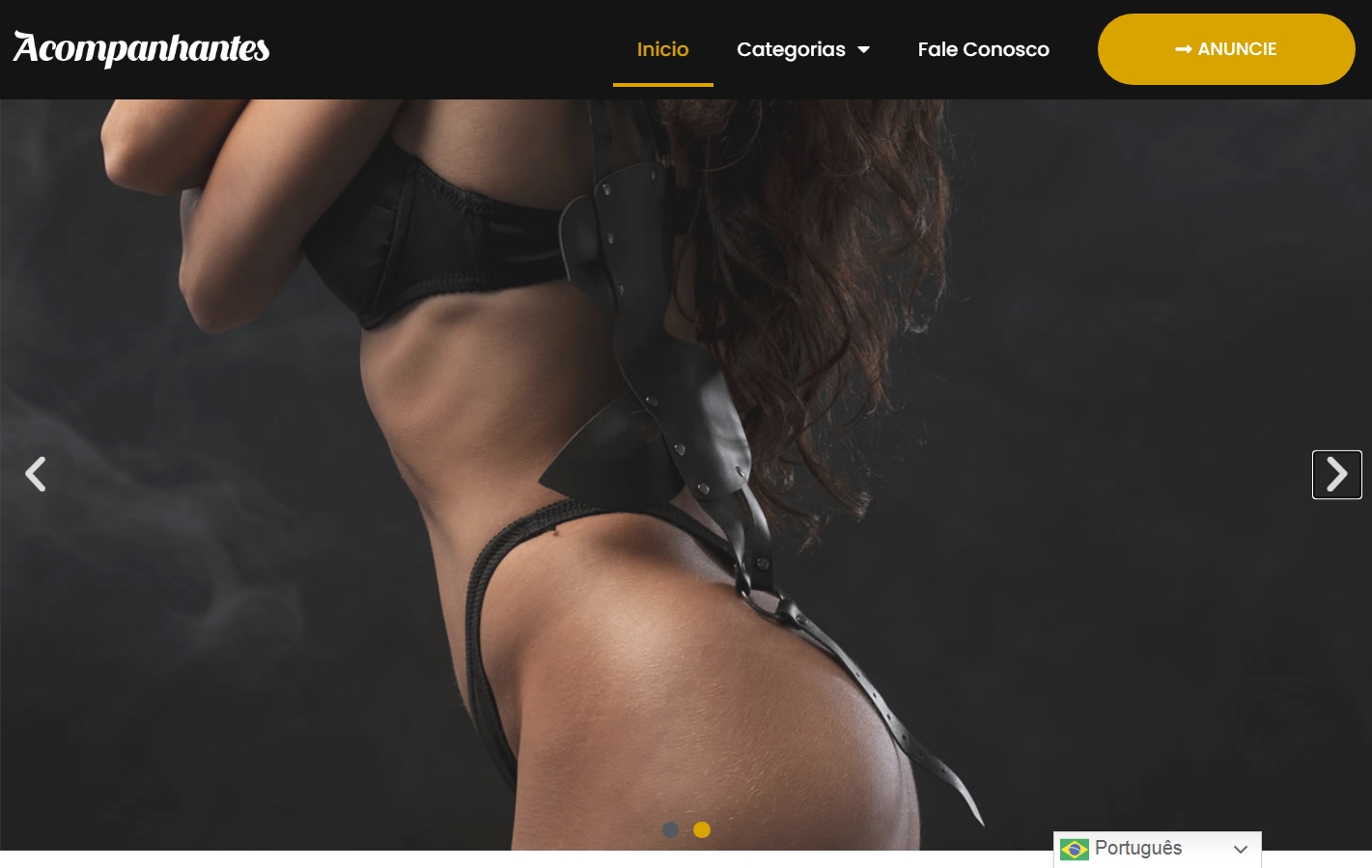 Template Site Acompanhante de Luxo Editável