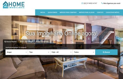 Site Admin pronto para Corretores e Imobiliárias Responsivo