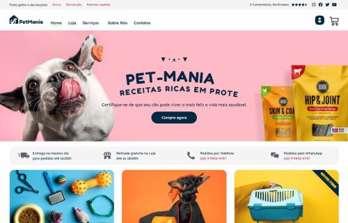 Loja Pet Shop WooCommerce