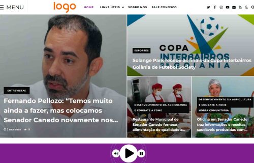 Portal de Notícias em WordPress – Tema Profissional
