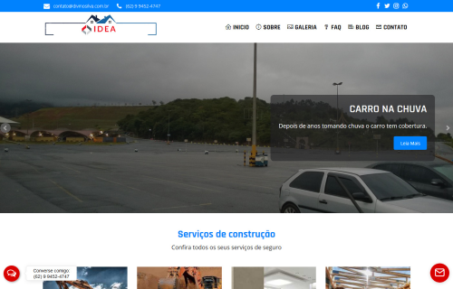 Site Institucional para empresa em PHP e MySQL Responsivo
