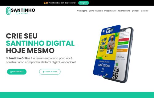 Script Santinho Digital Web (PHP/SAAS)