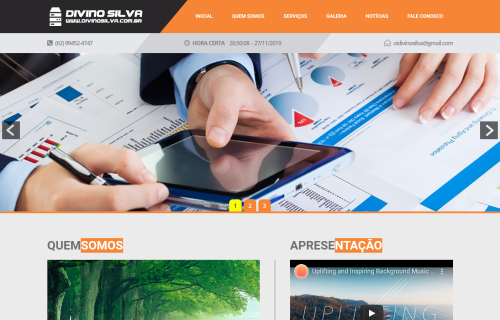 Script Site Institucional em PHP Responsivo Atualizado