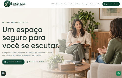 Site para Psicóloga em PHP 8.3+ com Painel Administrativo