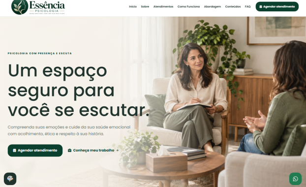 Site Profissional para Psicóloga em PHP 8.3+ com MariaDB, Painel Administrativo e SEO