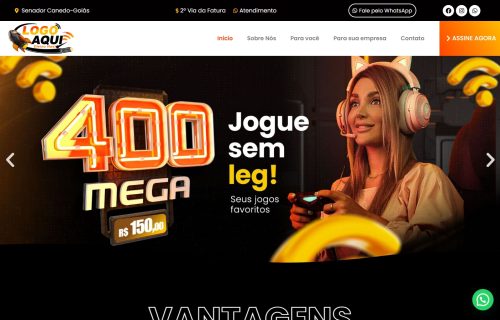 Site para Provedor de Internet em WordPress | Elementor
