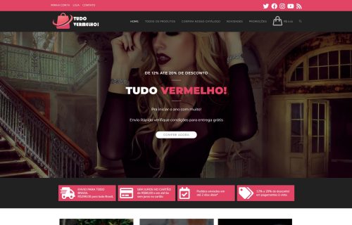 loja tudo Vermelho WP